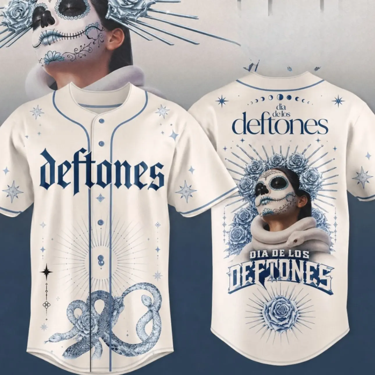 Dia de los Soundwaves 2026 Baseball Jersey, Limited Edition Button Down Shirt, Alt Rock Fan Apparel, Music Gift