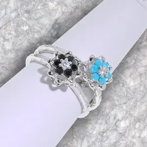 Small Tulip Rings™ - Unique Colors - Original Sterling Silver