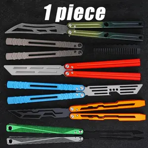 Aluminum Alloy Butterfly Trainer for Beginners, Outdoor Flip Tool, High-Quality Balance Metal Toy, Essential Training Equipment, Outdoor Usage, Recreational Tool