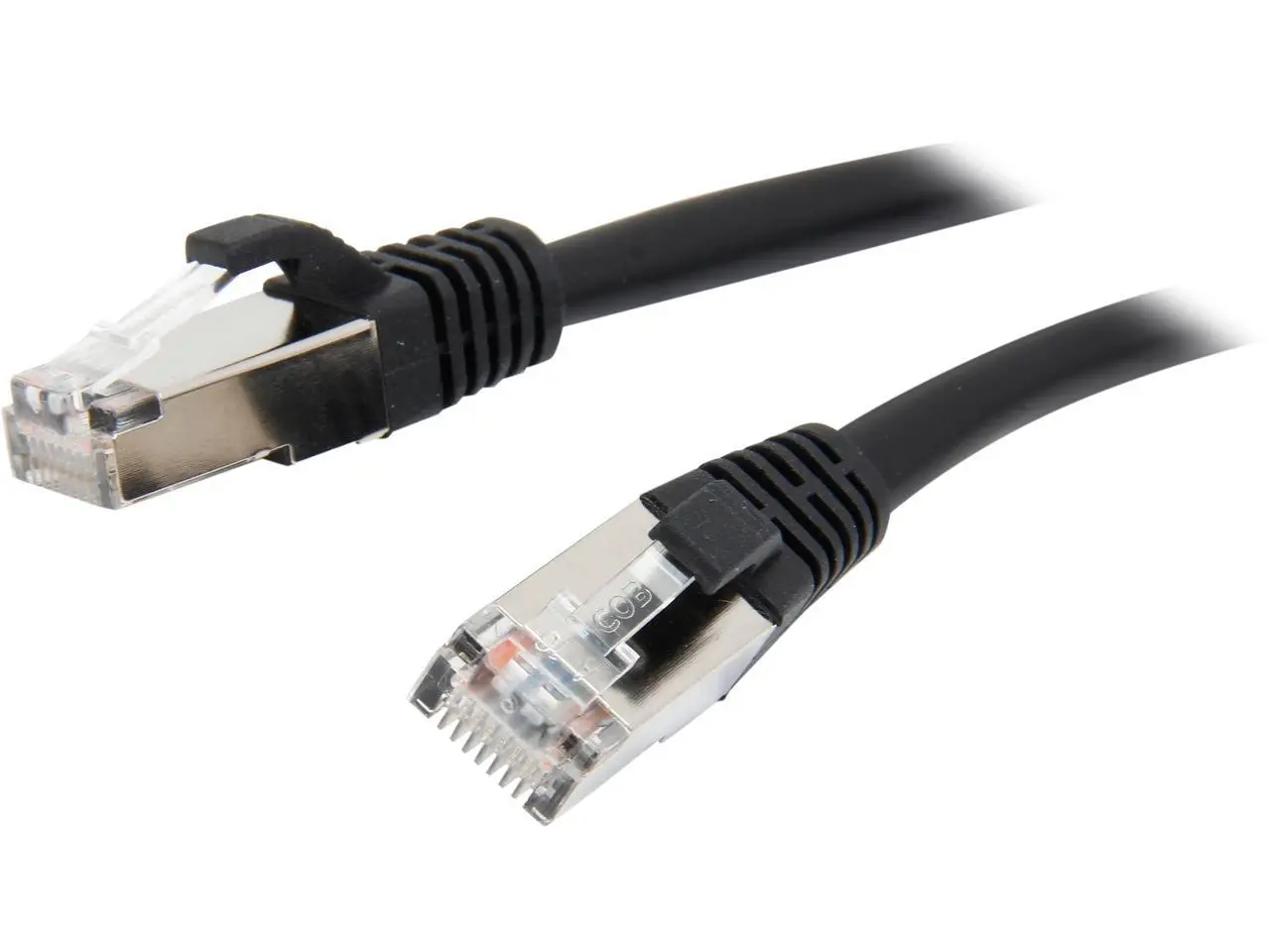 C2G 28695 Cat5e Cable - Snagless Shielded Ethernet Network Patch Cable, Black (25 Feet, 7.62 Meters)