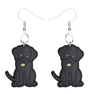 Labrador Retriever Earrings Hypoallergenic Silver Plated Fishhooks Yazzle Dazzle Puppy Dig Woof Bark Chew