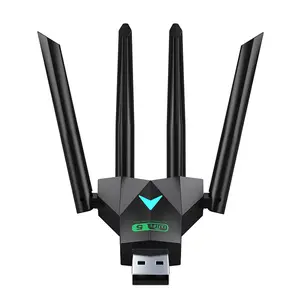 Dual Band 1300Mbps WiFi USB Adapter 2.4G/5Ghz Wi-Fi Dongle USB3.0 802.11AC 4-Antenna Wireless Receiver For PC/Laptop Driver Free