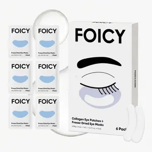 FOICY️️ Freeze-Dried Collagen Eye Masks - 12pcs/box Anti-aging Firming Collagen Eye Pads - Reduces Wrinkles Eye Mask box set, Eye Mask for Dark Circles and Puffiness️