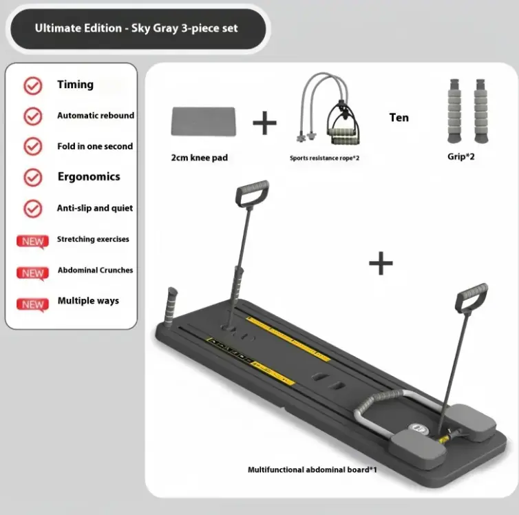 Household Abdominal Wheel Fitness Board, Ab Training Equipment for Home Sports & Outdoor Fitness