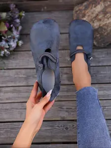 Women's Fashionable Solid Color Flat Shoes, Casual Comfortable Breathable Slip on Shoes for Daily Wear, Lightweight Breathable Shoes for All Seasons, Girl