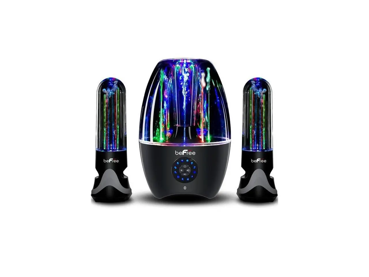 Befree Sound BFS-33X 2.1 Channel Wireless Multimedia LED Dancing Water Bluetooth Sound System