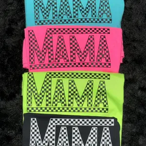 Checkered Mama Tshirt Womenswear