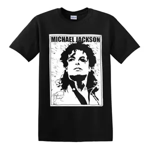 M!CHAEL JACKSON SIGNATURE T-SHIRT/King Of Pop/Legend/Icon/Music/tshirt/Top/Tee