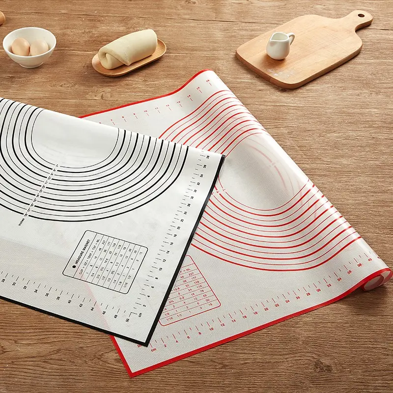 Food Grade Silicone Kneading Mat, Non-Stick High Heat Resistant, Home Baking Tool, Baking Essentials, 1pcs, Perfect for Dough Making, Bakeware