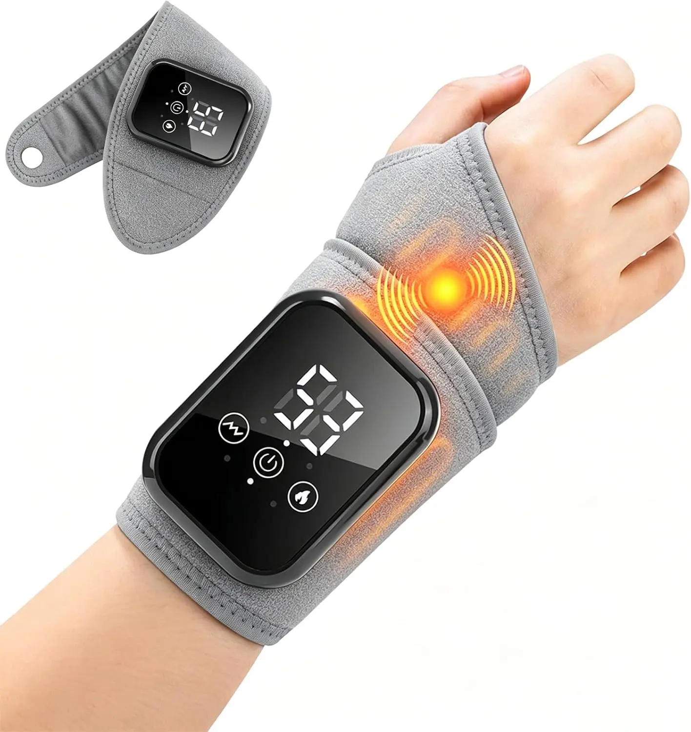 Hand Relief Massager - USB Rechargeable, Portable - Alleviates Carpal Tunnel Syndrome, Arthritis, Gamer Wrist Pain - For Office Workers, eSports Players - Relaxing Mother’s Day Gift, Massagers, Usb Rechargeable Massagers