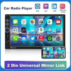 GPS Navigation ND3 Universal 2Din Car Radio Receiver 7 Inch HD Touch Screen MP5 Multimedia Player BT Mirror Link Monitor
