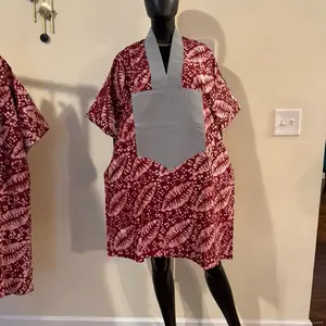 Karabé x MK - Short Mini Adire Bubu Dress (One Size)