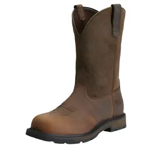 Ariat Men's Groundbreaker Steel Toe Wide Work Boot with 4LR™ Technology & Duratread™ Sole for Comfort and Durability