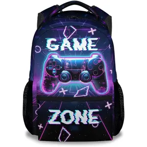 Backpack for Boys - Kids Bookbag for Middle School - Boys Gamer Backpack with Adjustable Straps - 17 Inch Schoolbag for Kindergarten Elementary