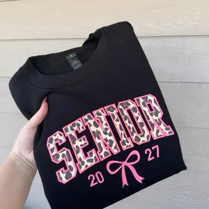 Senior Sweatshirt 2027 - Embroidered Design, Customizable Color, Senior Year Pullover, Unique 2026 Theme, Personalized Comfort