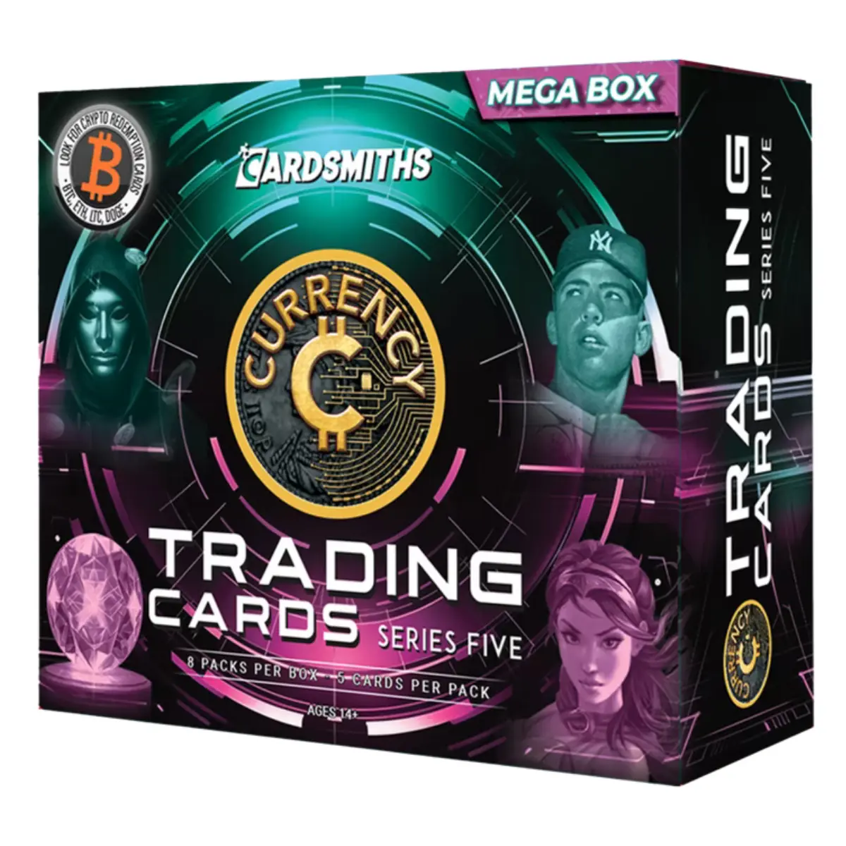 2025 Cardsmiths Crypto Series 5 Trading Cards Mega Box