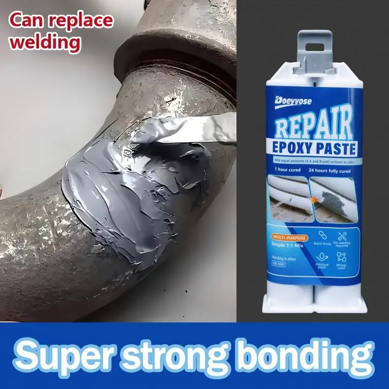 Epoxy Paste for Automotive Repairs, Strong Bond for Metal and Plastic, Ideal for Car Door Panels and Household Items, Durable Adhesive Solution, Super Strong Adhesion