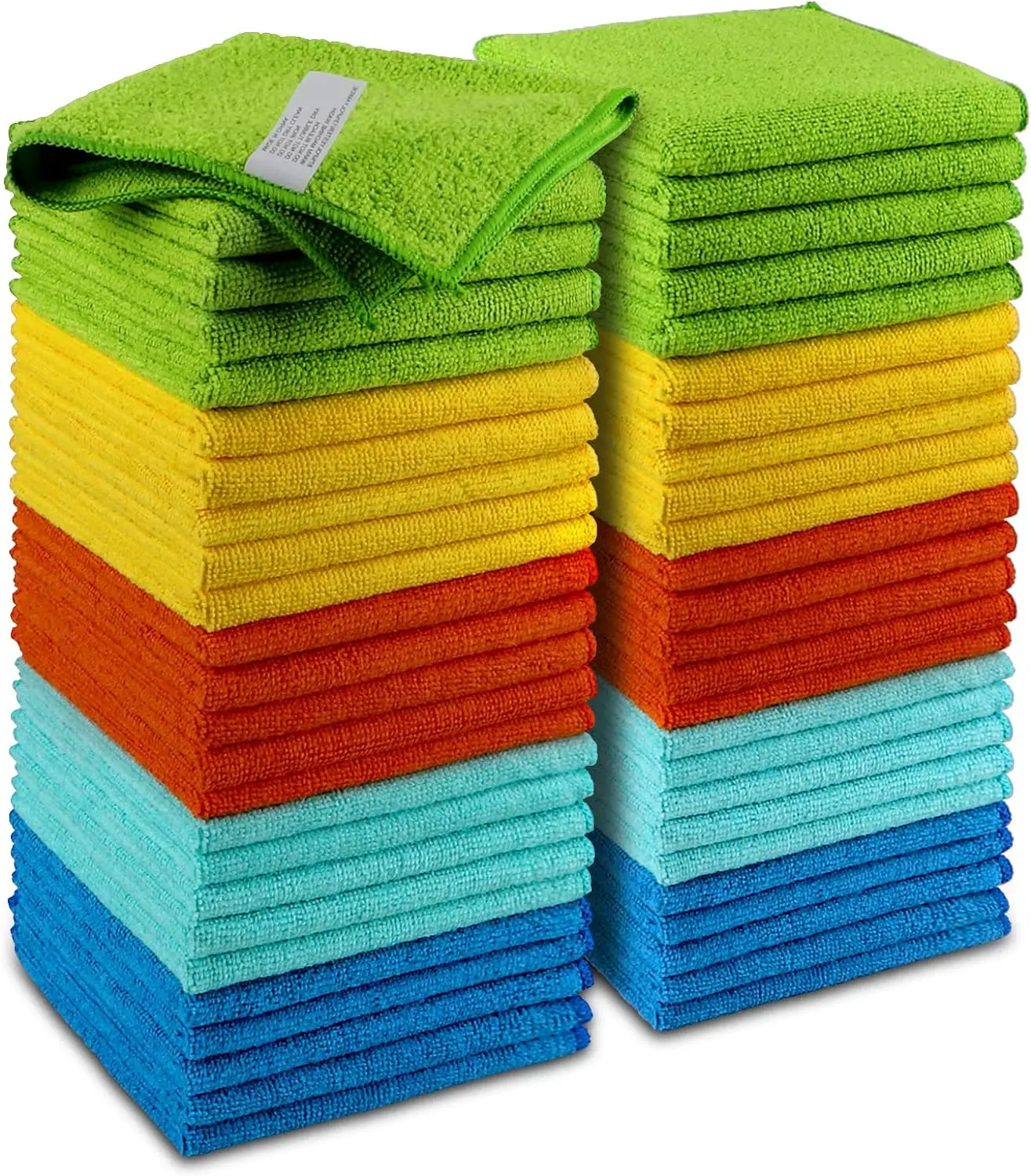 Microfiber Cleaning Cloths-50 PK, Premium All-Purpose Car Cloth, Lint Free Dusting Cloth Cleaning Rags, Absorbent Cleaning Towel for Cars, SUVs, House, Kitchen, Window, Gifts(12in.x12in.) Car Care Kit Car Detailing Kit