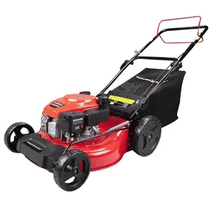 PowerSmart Self Propelled Gas Lawn Mower, 21-Inch with 170cc 4-Cycle OHV Engine 2-in-1 Rear-Wheel Drive Lawnmower with Bagging(V8721S)