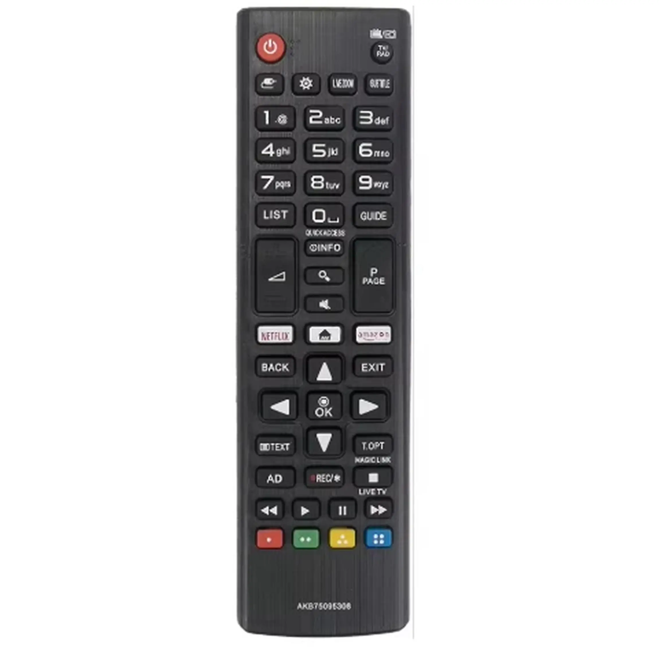 For LG TV Remote Control AKB75095308 Replacement for LG Smart TV UJ UK UM UN up UQ LJ LK Series Infrared Remote No Setup Needed