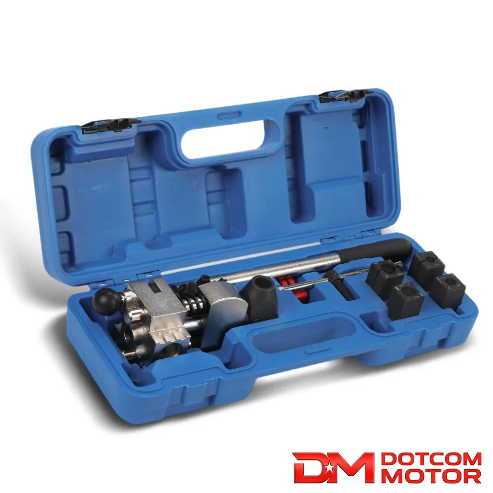 DOTCOM MOTOR Brake Line Flaring Tool Kit,45 Degree Single, Double and Bubble Flares Tool