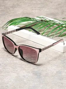 Women's Ombre Lens Square Sunglasses, Trendy Casual Sunglasses for Everyday Use, Fashion Accessories for Outdoor Activities