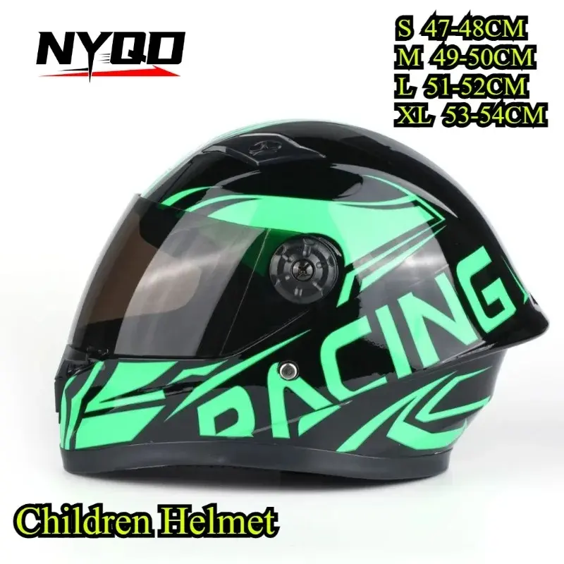 New Cute Children Helmet Safety Kid Full Face for Four Seasons Outdoor Sports Riding Adjustable Head Bicycle Motorcycle Helmets