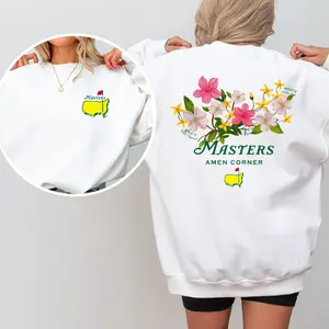 Masters Amen Corner Golf Sweatshirt,Trendy Sportswear Gift,Casual Menswear,Womenswear Cotton Long Sleeve Streetwear Top|Gifts for Golfer|golf gifts|golfer gifts for men and women