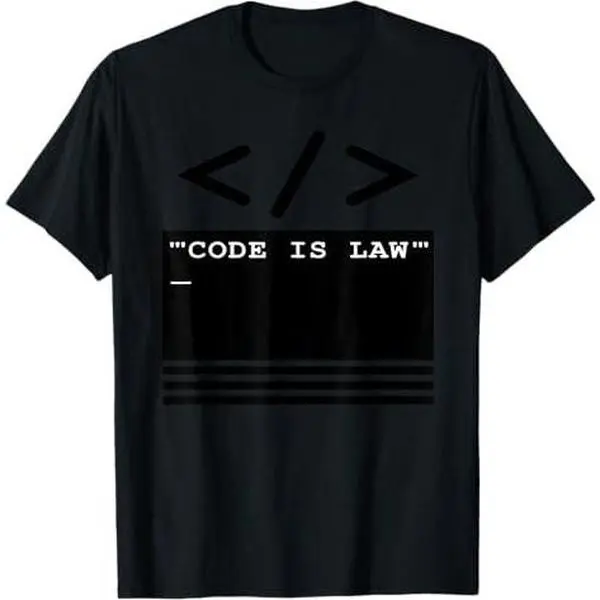 Code, Law, Bitcoin, Programming, Computer, HTML, Python Tee T-Shirt