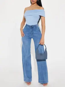 Margot Stretch Trouser Jeans - Medium Wash