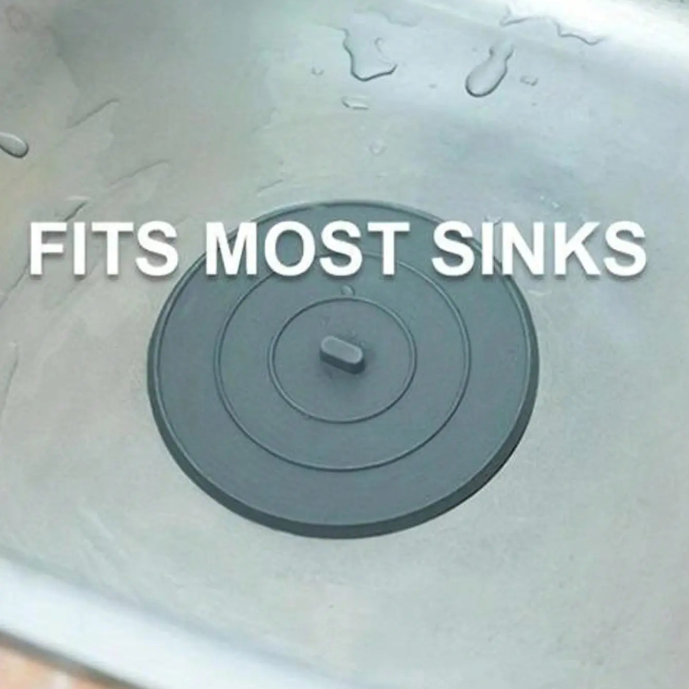 1pc Flat Suction Sink Stopper, Universal Sink Stopper, Silicone Bathtub Stopper, Silicone Drain Plug Hair Stopper, Flat Suction Cover For Shower, Bathrooms, Bathtubs, Sinks, Bathroom Tools