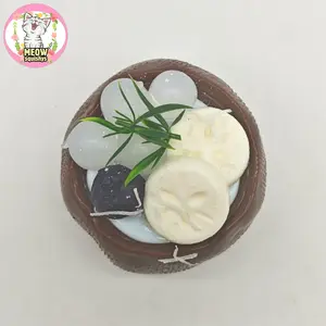 Coconut Water Dessert Bowl Food-Grade Silicone Hand-Squeezed Toy Stress Relief Toy