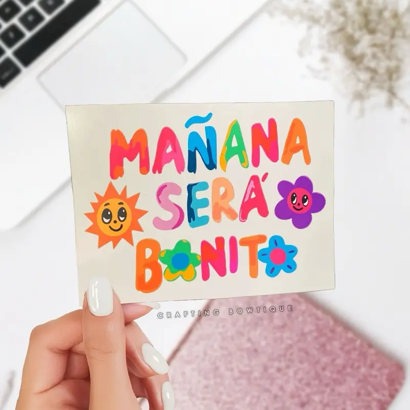 Mañana será bonito car & window decal