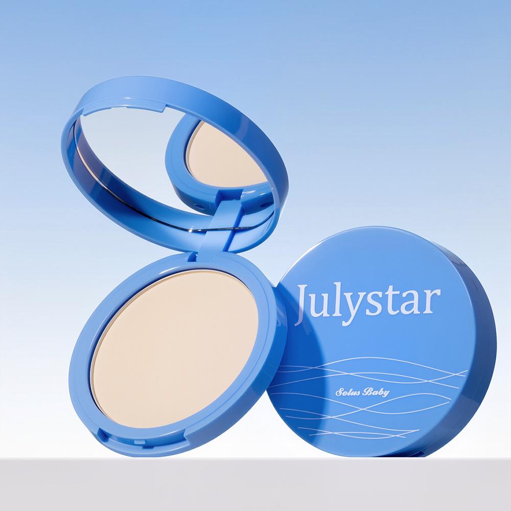 Long-Lasting Oil Control Concealer Powder, Waterproof Lightweight Natural Makeup Finish, Covers Facial Imperfections and Blemishes, Setting Powder for Flawless Look, Ideal for Daily Wear and On-the-Go Touch-Ups