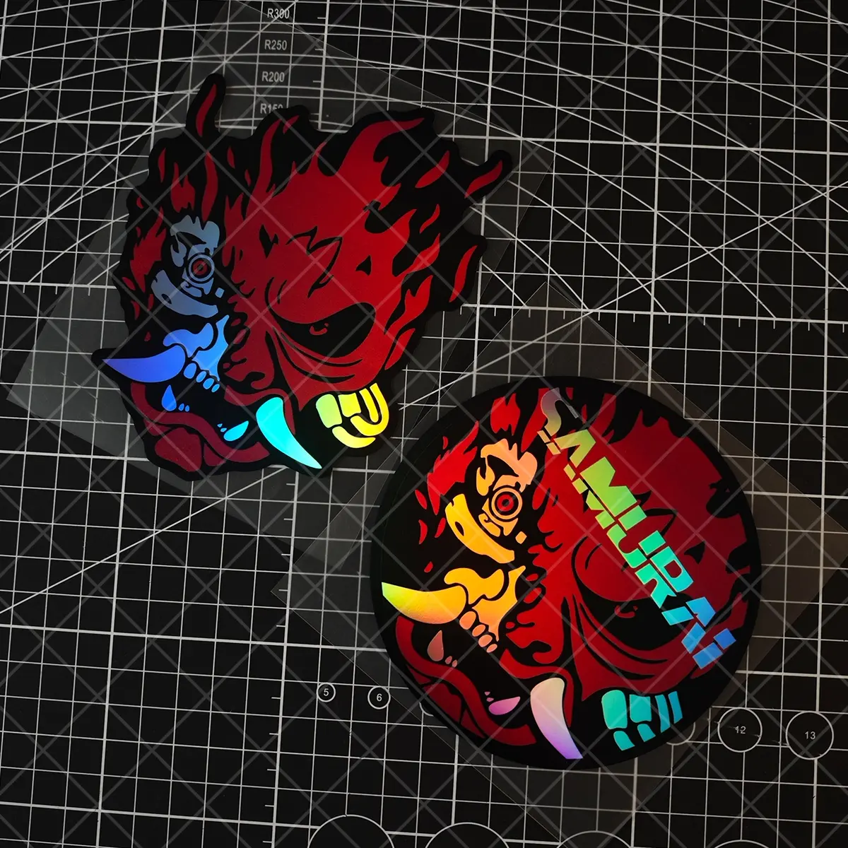 Cyberpunk 2077 Universal Car Sticker, Truck Car Decal, Reflective Colorful Decal for Cars, Motorcycles, Laptops, Computer Cases, Suitcases, Decal for Trucks, Decorative Vinyl, Motorcycle Stickers, Cool Car Decoration, Decals For Vehicles