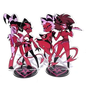 Helluva Boss Figures Acrylic Stand Fashion Anime Action Figure Accessories Collection Figure Toys Desktop Ornaments Kids Gift