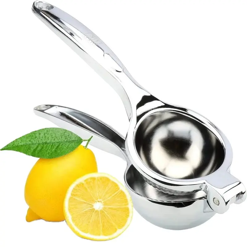 Camol Home Mini Fresh Fruit Juicer Large Size Thick Manual Citrus Squeezer Metal Zinc Alloy Hand Press Lemon Lime