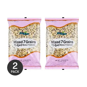 JAYONE Korean 7 Grain Mix 2 Pack - Healthy Whole Grain Rice 3.97 lbs - Dietary Fiber Superfood