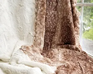 Ivory Hide & Cappuccino Fawn Double Luxe