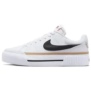 Nike Court Legacy Lift 'White Hemp' Women's Sneakers with Thick Midsole & Classic Design for Exceptional Style & Comfort