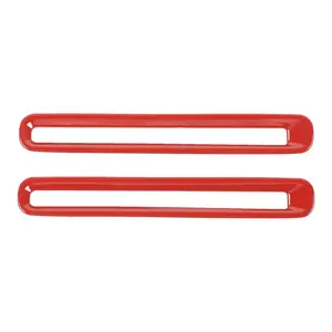 Interior Door Red/Carbonfiber Air Vent Frame Trim Cover For Dodge Charger 2011+ Decoration Fitment Autos Replacement