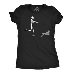 Funny Skeleton T Shirts for Women -  Humerus Tees with Bone Tingling Jokes for Ladies Funny Womens T Shirts Cute Vintage Fashion Casual Ladies T-Shirt Gift Halloween Tops for Women Women's Novelty Tees