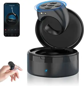 Fingertip Wireless Bluetooth Remote Control-Upgrades Remote Tiktok Scrolling Ring Page Turner TIK tok Scrolling Rings for Camera,Bbluetooth Remotes Scrollings Ring