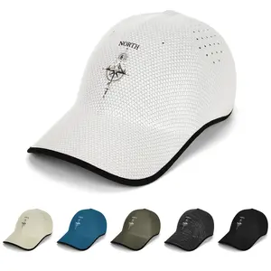1 Pcs Folded Graphic Cap Aesthetic Compass Adjustable Sun Protection Cap Breathable Quick Dry Althletic Hat Outdoor Activities Hiking Walking Clumbing Mountain Golf Trucker hats Birthday Gifts