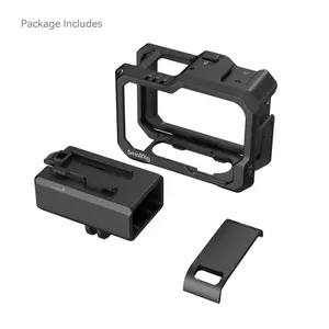 SmallRig Vlog Cage Kit Shoe Mount for GoPro 12 /GoPro HERO11/10/9 Cage -3083C