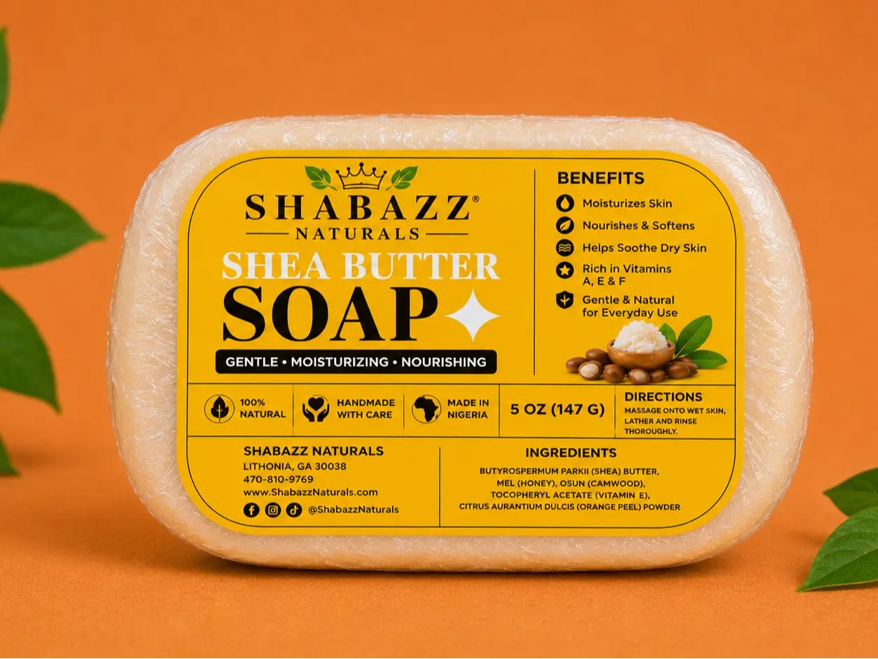 Shabazz Naturals Shea Butter Soap 5 oz.
