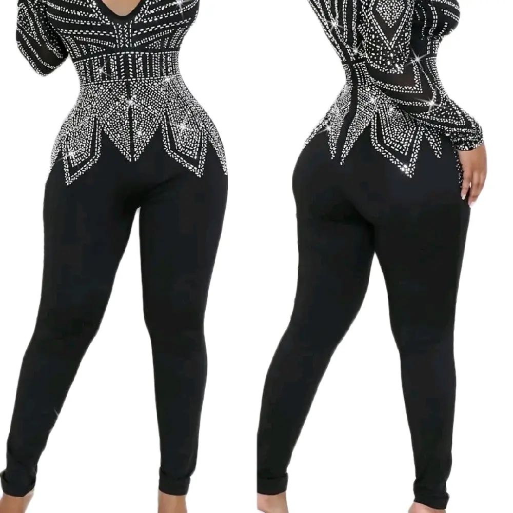 women Sexy Fashion elegant evening stylish jumpsuit long sleeve birthday party photos shoot event wedding clubs. size Small Medium Large Xl And 2X