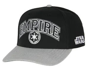 Star Wars Adult Embroidered Precurve Snapback Hat For Men and Women