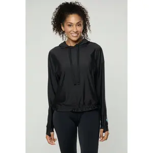 Women's Waikal Swim Hoodie | Black