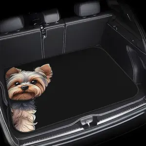 1pc Yorkshire Terrier Car Trunk Pet Mat - Universal Scratch-Resistant And Durable Cargo Liner for Pets